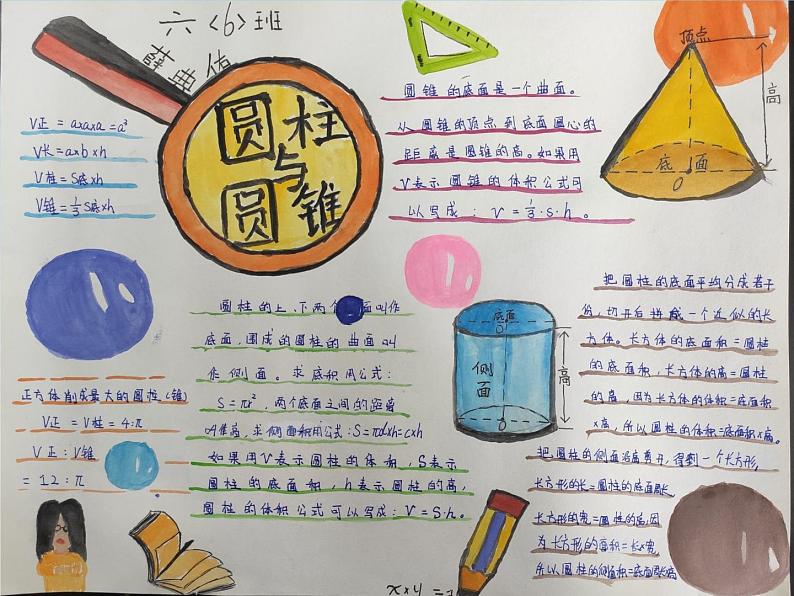 小学数学 苏教版 六年级下册 9整理与练习 整理与练习：圆柱和圆锥部优课件05