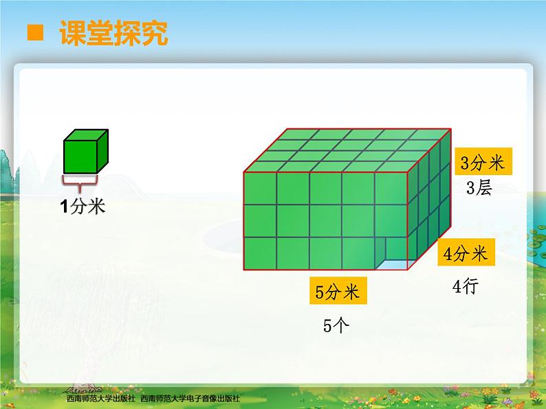 小学数学 西南师大版 五年级下册 长方体和正方体的体积计算部优课件第4页