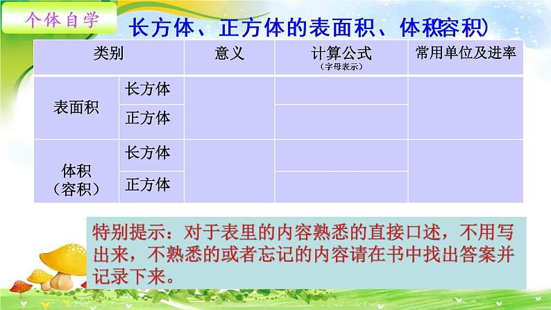 小学数学 西南师大版 五年级下册 总复习长方体正方体部优课件04