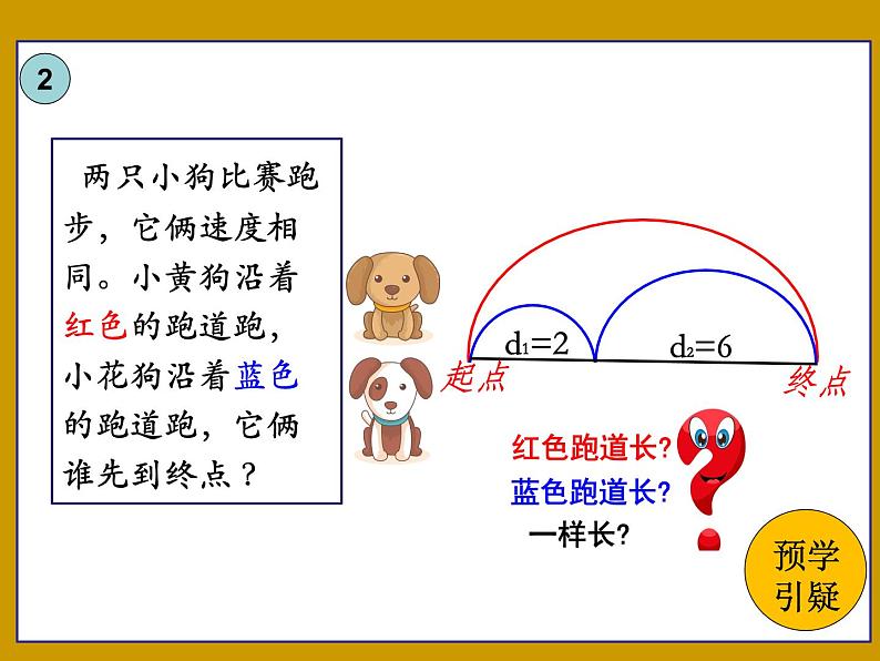 小学数学 冀教版 六年级上册 圆周长的实际问题 圆周长的解决问题部优课件03