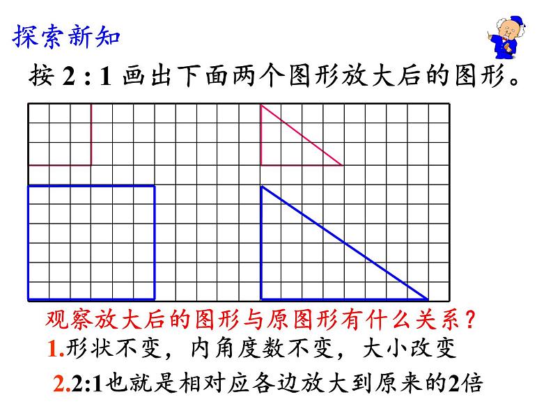 六年级数学下册课件-4.3.2 图形的放大与缩小21-人教版06