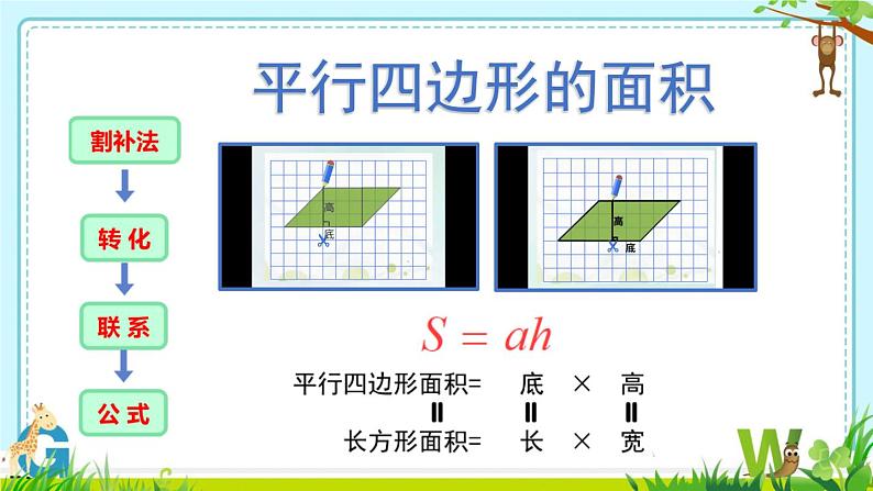 小学数学 青岛版 四年级下册 三角形的面积）部优课件第3页