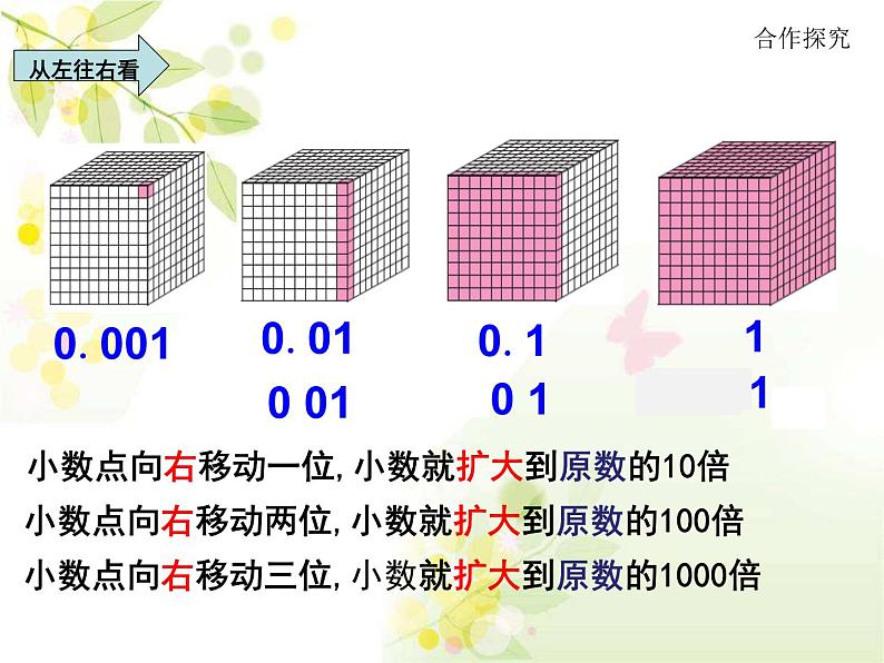 四年级下册数学课件-5.3 小数点位置移动引起小数大小的变化 ︳西师大版  (共  14 张ppt)05