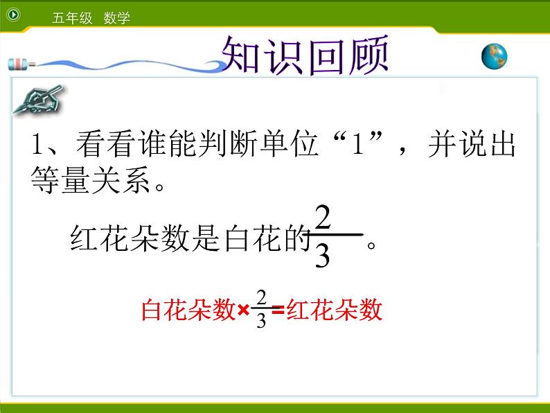 冀教版小学数学五下 4.2.1分数乘法问题 课件02