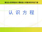 小学数学青岛版五四制四年级下册 1.1方程的意义 课件