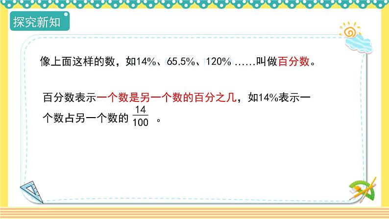 人教版六年级数学上册同步课件6-1《百分数的意义和读写法》第6页