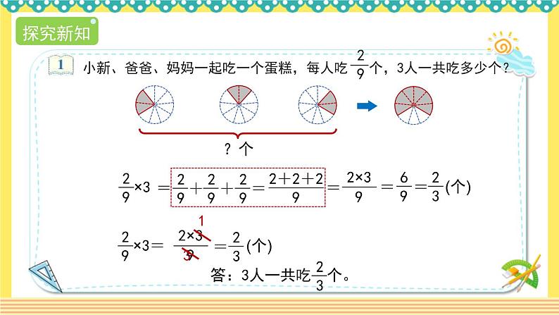 人教版六年级数学上册1-1分数乘整数（课件+教案+习题）07