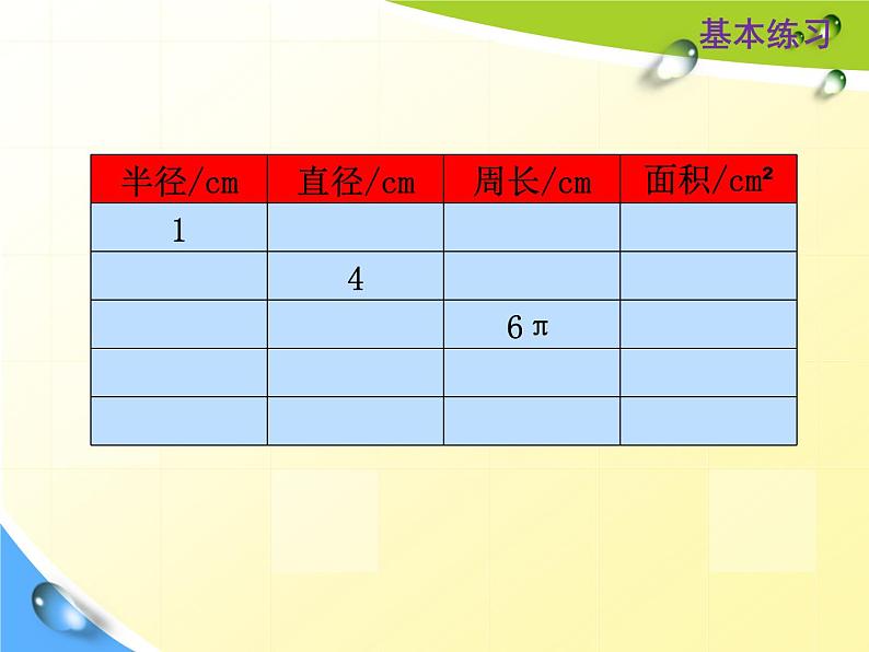 苏教版五下数学 6.9圆的面积计算及应用练习 课件02