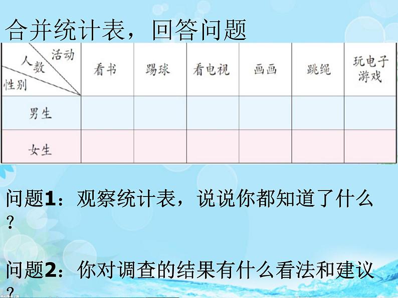 三年级数学下册课件-3 复式统计表 -人教版（共12张PPT）06