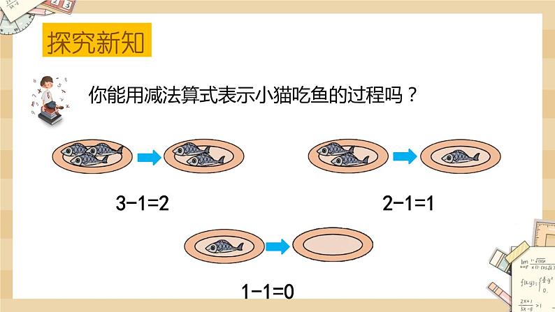 3.3 《可爱的小猫（得数是0的减法）》课件第4页