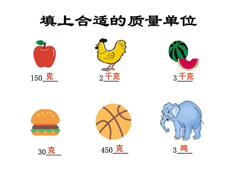 三年级下册数学课件 3.1 吨的认识 北京版第2页