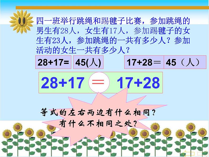 四年级数学下册课件  加法交换律和结合律   苏教版  31张第3页