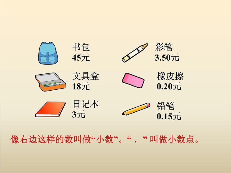 三年级下册数学课件-6  认识小数1-冀教版13页第3页