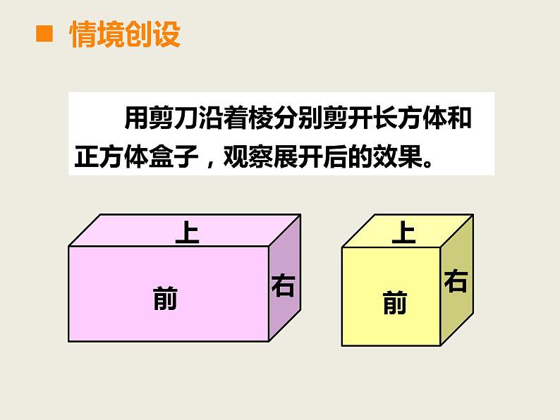 西师大版小学数学五下 3.2长方体、正方体的表面积 课件第3页