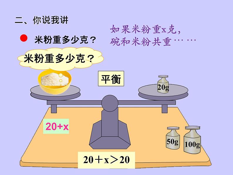 小学数学青岛版五四制四年级下册 1.1方程的意义 课件05