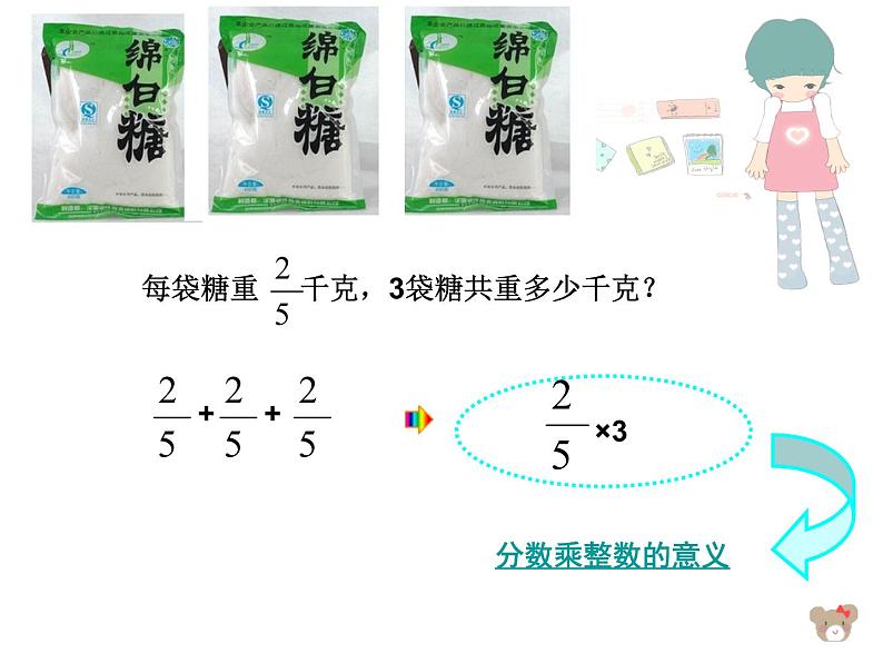 冀教版小学数学五下 4.1.1分数乘整数 课件05