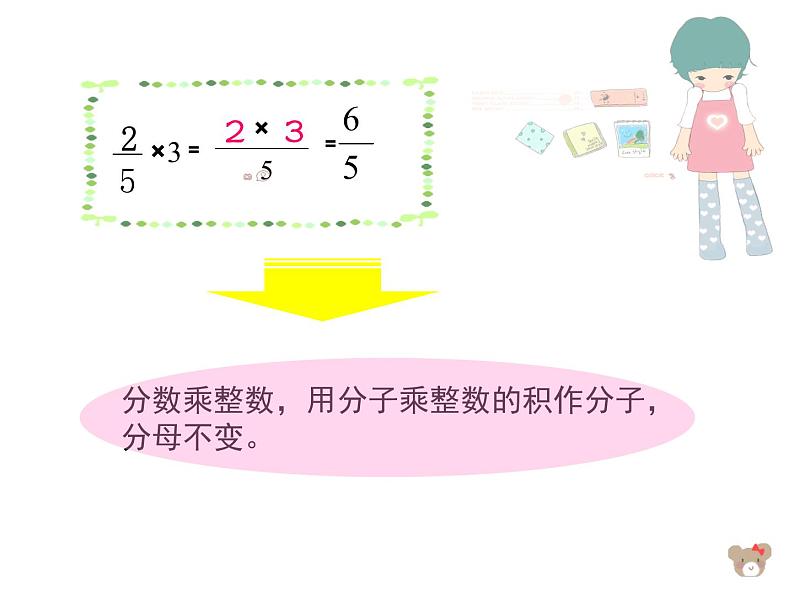 冀教版小学数学五下 4.1.1分数乘整数 课件08