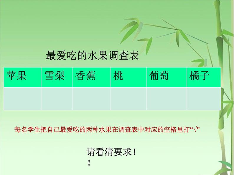 三年级下册数学课件-综合与实践 5 数据的收集和整理 ｜冀教版  （共16张PPT）04