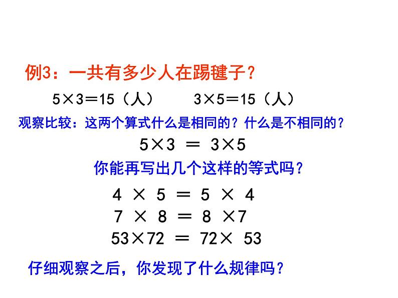 苏教版小学数学四下 6.4乘法交换律和结合律 课件06