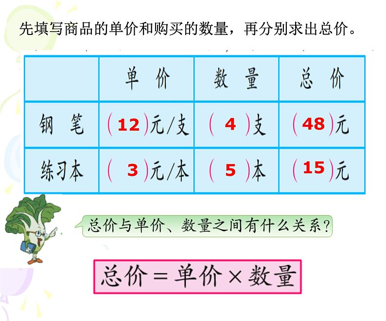 苏教版小学数学四下 3.2常见的数量关系 课件04