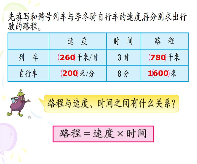 苏教版小学数学四下 3.2常见的数量关系 课件06