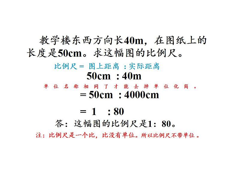 六年级数学下册课件-4.3.1 比例尺-人教版（共22张PPT）第8页