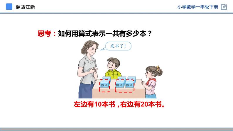 人教版数学一年级下册6.1 整十数加、减整十数  同步教学PPT课件第7页