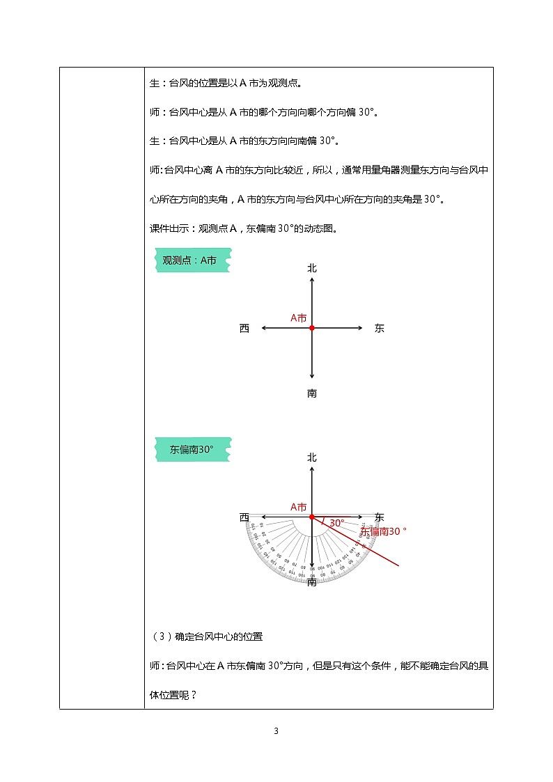 人教版小学数学六年级上册2.1《用方向和距离确定物体的位置》PPT课件+教学设计+同步练习03