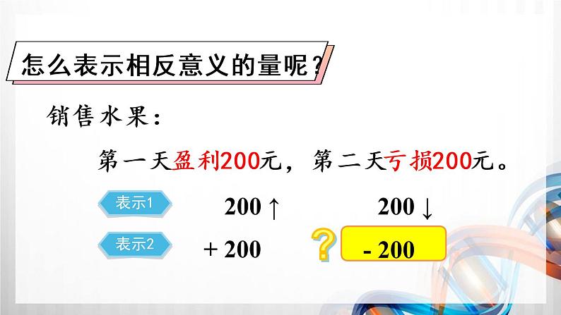 人教版六年级数学下册第一单元《负数》课件03