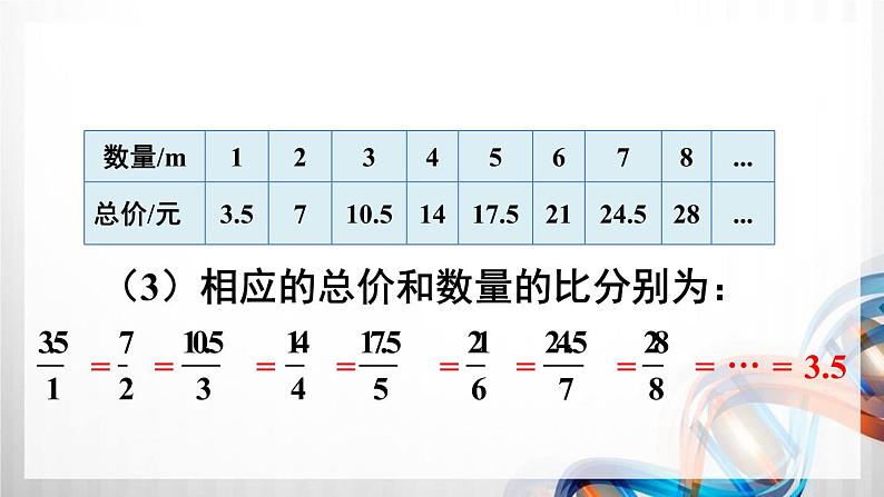 人教版六年级数学下册第四单元4.2《正比例和反比例》课件06
