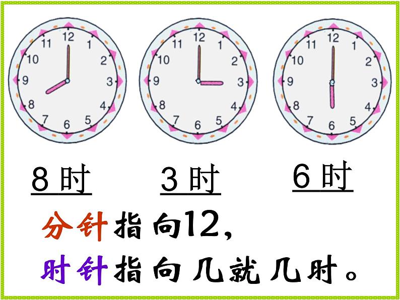 一年级上册《认识整时》PPT课件公开课第8页