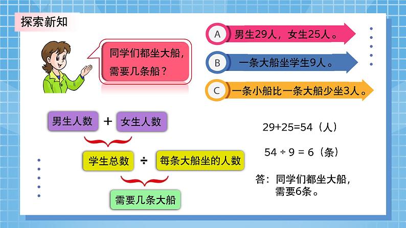 北师大版小学数学三年级上册1.3《过河》PPT课件第7页
