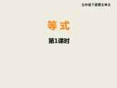 小學(xué)數(shù)學(xué)西師大版五年級下 5.2等式 課件