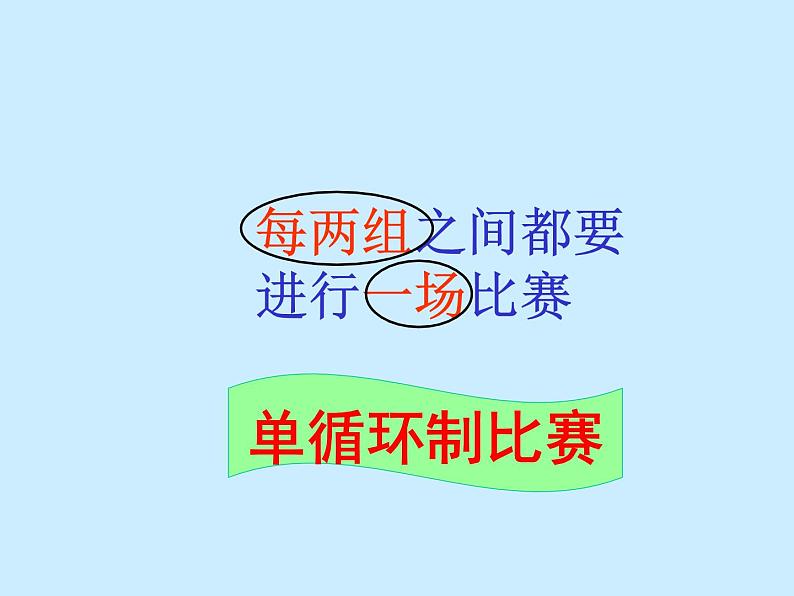 小学数学冀教版五年级下 8.2比赛场次 课件第5页