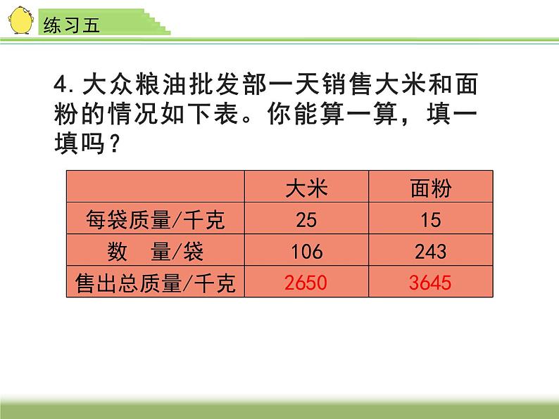 四年级数学下册课件-3.3三位数乘两位数练习五 -苏教版（共22张PPT）第7页