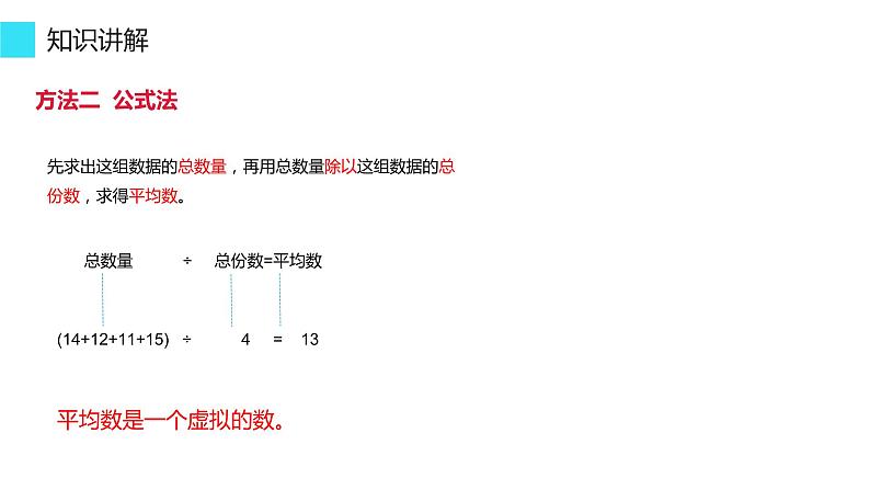 四年级数学下册课件-8.1 平均数7-人教版(共14张ppt)第6页