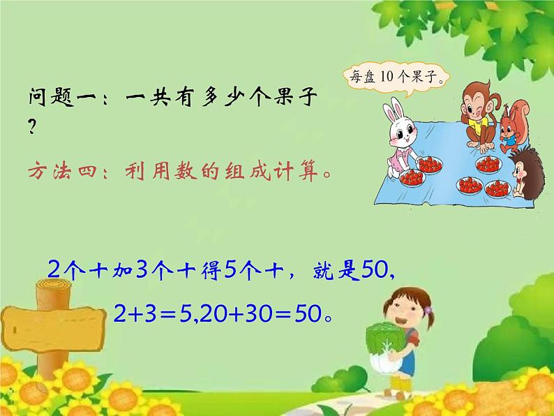 北师大版数学一年级下册 5.1 小兔请客 课件第6页