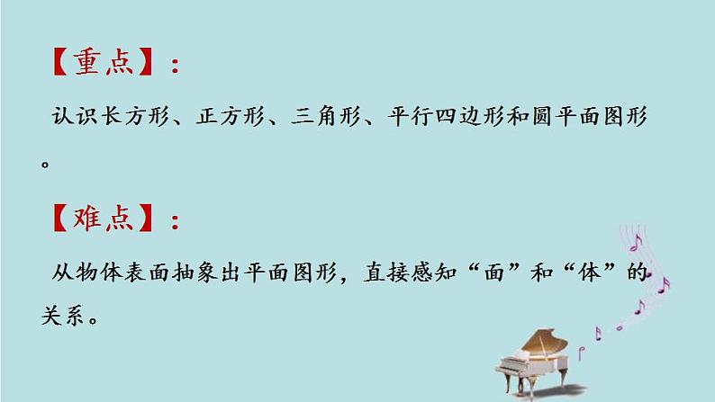 2021-2022学年青岛版数学一年级下册 四 牧童 认识图形 信息窗（认识长方形、正方形、平行四边形、三角形和圆） 课件第3页