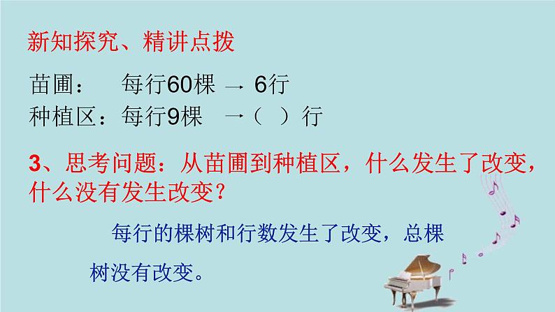 2021-2022学年青岛版数学三年级下册 四 绿色生态园 解决问题 信息窗二（归一、归总问题） 课件07