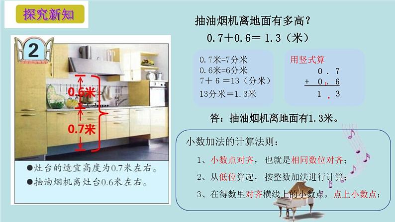 2021-2022学年青岛版数学三年级下册 七 家居中的学问 小数的初步认识 信息窗一（小数的加减法） 课件第5页