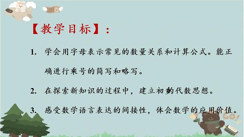 2021-2022学年青岛版数学四年级下册 二 节能减排 用字母表示数 信息窗二（用字母表示数量关系、公式、定律） 课件02