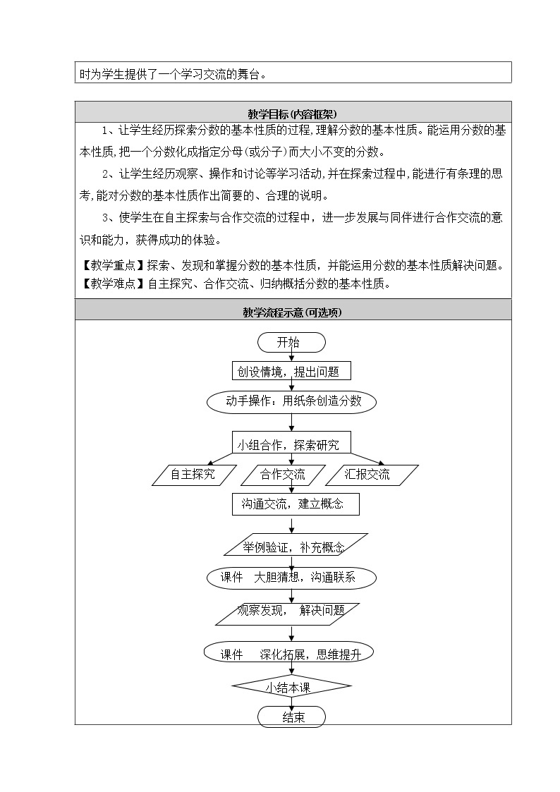 北京版小学数学五下 4.2分数的基本性质 教案02