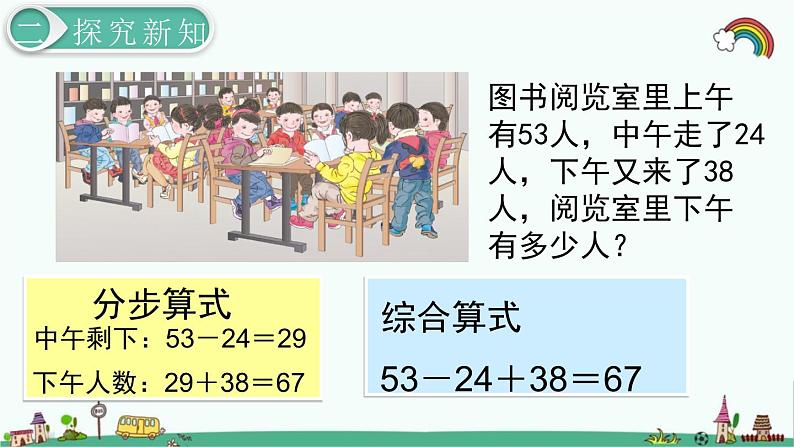 人教部编版二年级数学下册《第5单元 混合运算第1课时  混合运算（1）》精品课件第7页