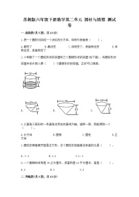 小学苏教版二 圆柱和圆锥同步达标检测题