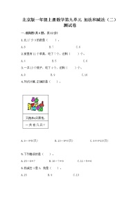 小学数学北京版一年级上册九 加法和减法（二）同步训练题