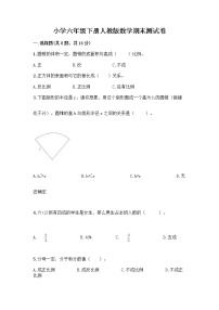 小学六年级下册人教版数学期末测试卷精品（含答案）