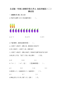 小学数学北京版一年级上册九 加法和减法（二）当堂检测题