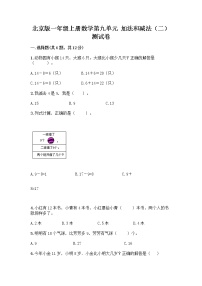 2021学年九 加法和减法（二）综合训练题