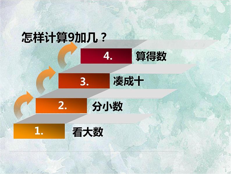 2022-2023学年冀教版数学一年级上册 第八单元 20以内的加法 第1课时 9加几 课件第3页