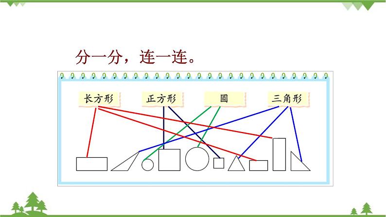 北师大版数学一年级下册 第4单元  有趣的图形-第1课时  认识图形 课件04